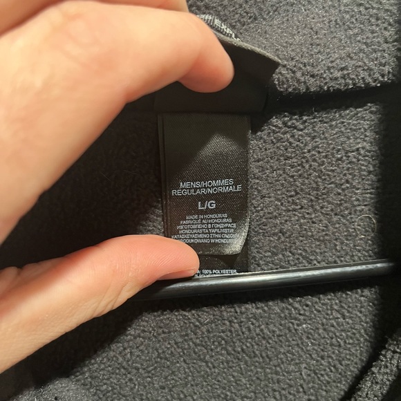 Men’s L North Face Fleece Zip - Picture 3 of 3